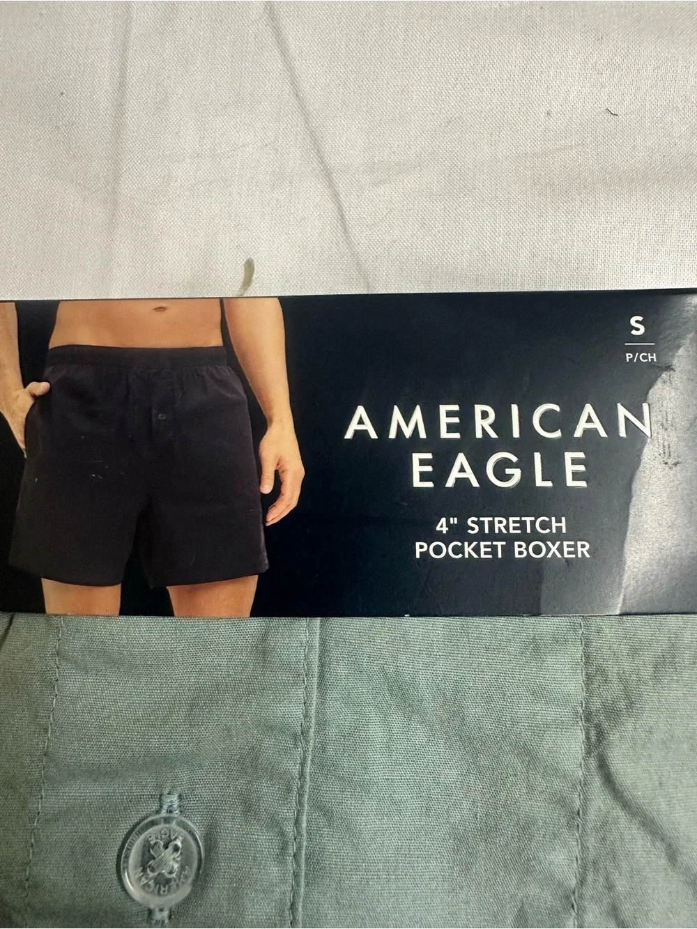 American Eagle Outfitters Men's Olive Green Boxers